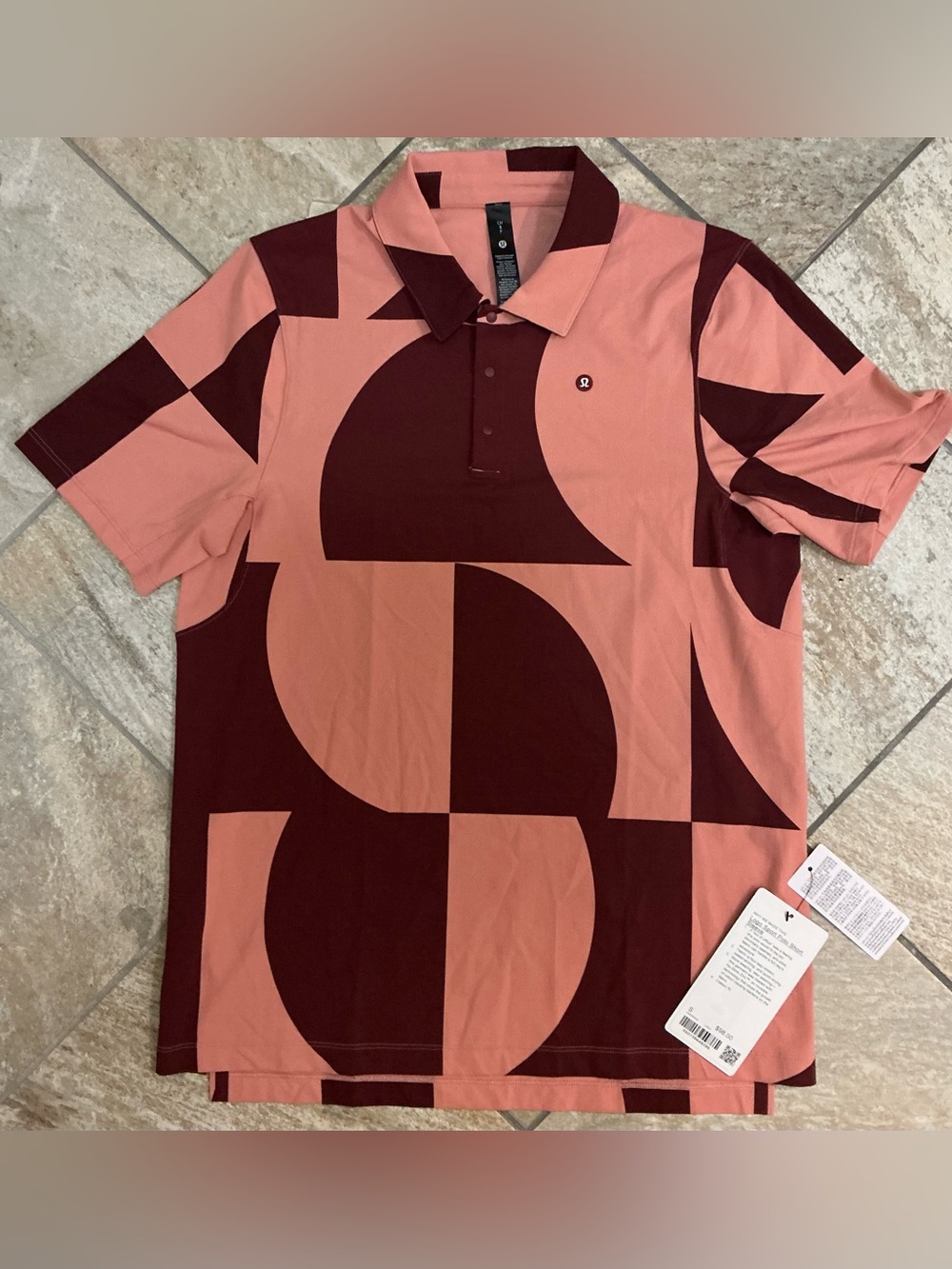 Lululemon Logo Sport Polo SS Summer ‘26 Release NWT Small